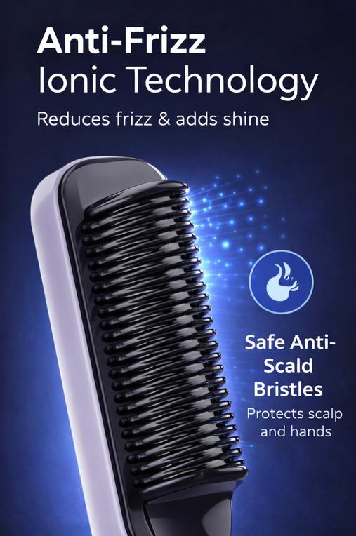 Electric Hair Straightening Brush