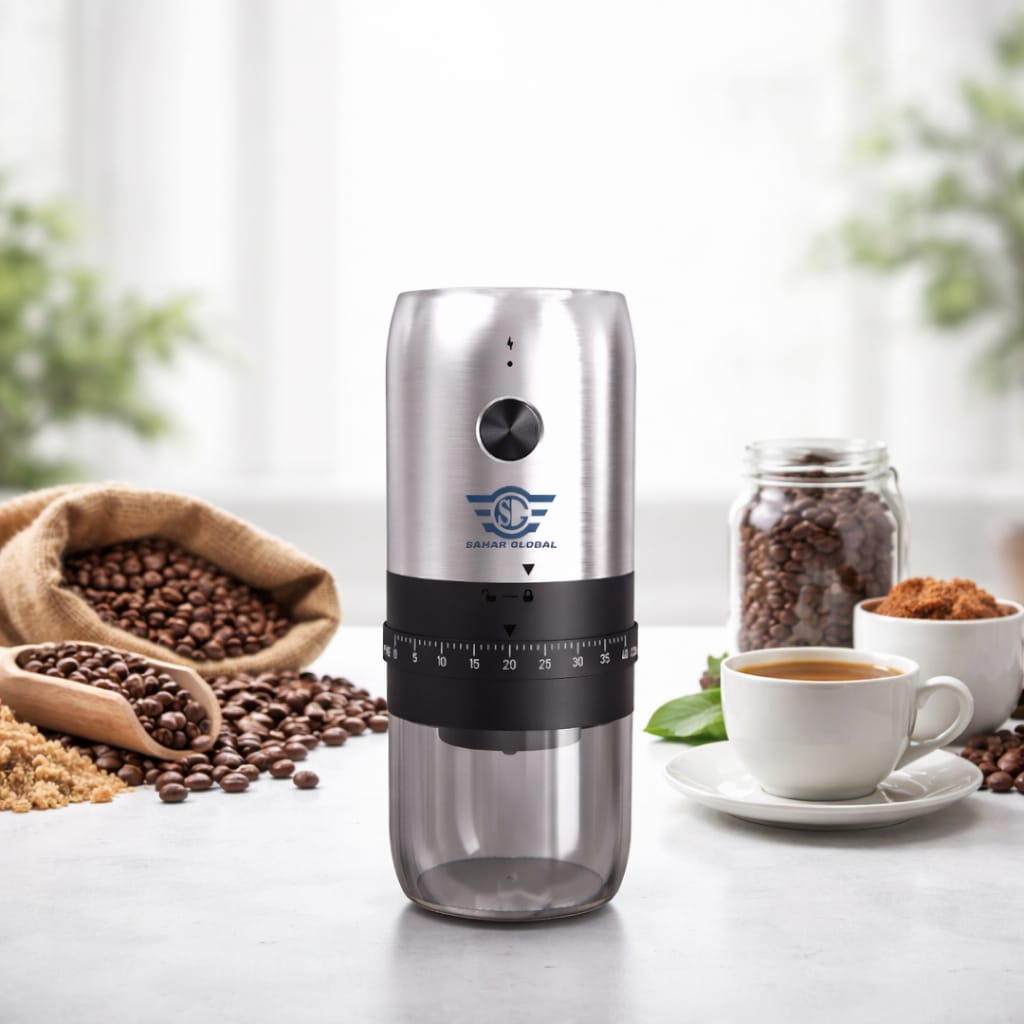 Electric Coffee Grinder – Portable Stainless Steel