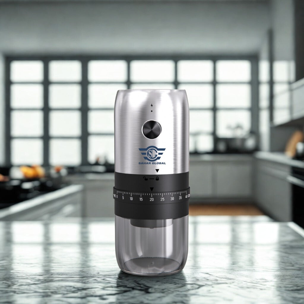 Electric Coffee Grinder – Portable Stainless Steel
