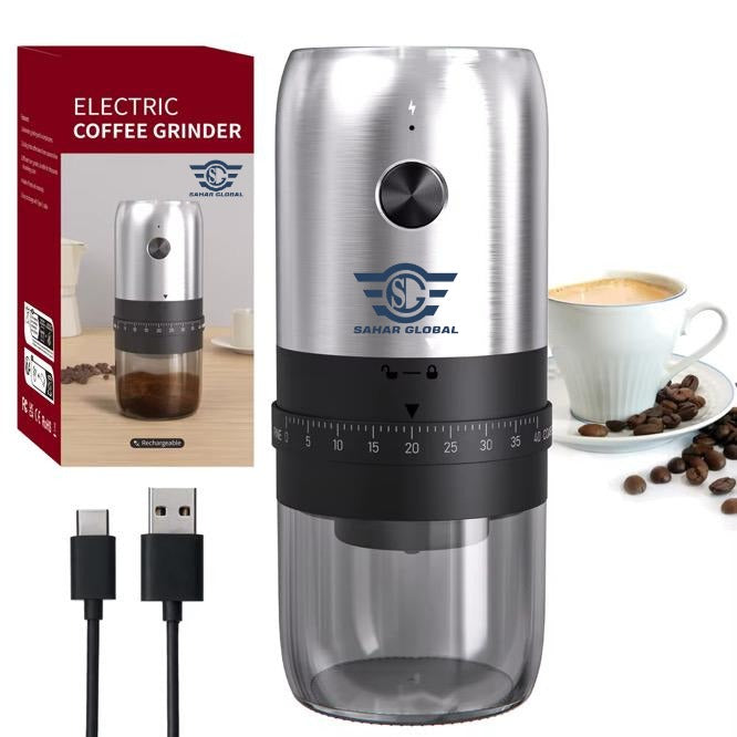 Electric Coffee Grinder – Portable Stainless Steel