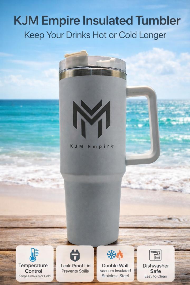 KJM Empire Insulated Tumbler with Handle