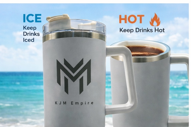 KJM Empire Insulated Tumbler with Handle